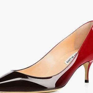 Women's Shoes Low Heels Pointy Toe Kitten Heel Daily Pumps